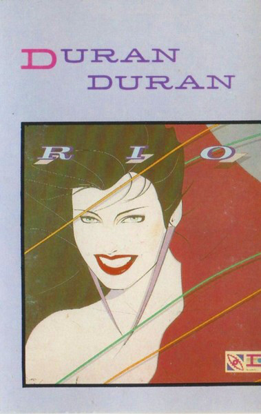 Duran Duran Rio Blue Text Cassette