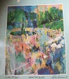 Leroy Neiman - Central Park, New York Signed & Dedicated Poster (1994)