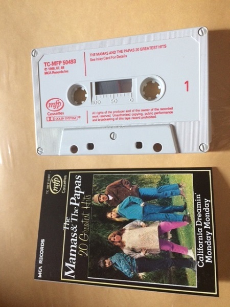 The Mamas & The Papas - 20 Greatest Hits Cassette