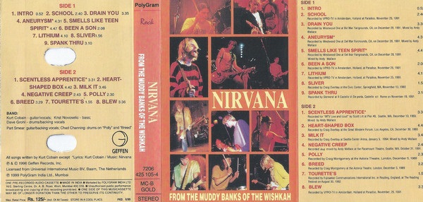 Nirvana - From The Muddy Banks Of The Wishkah Cass, 
Cassette, Album (India) (1999) For Sale
